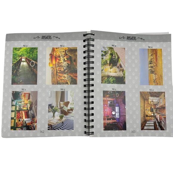 Brain Games Picture Puzzle Find the Cat Spiral Book - Picture 6 of 8